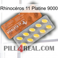Rhinocéros 11 Platine 9000 42
